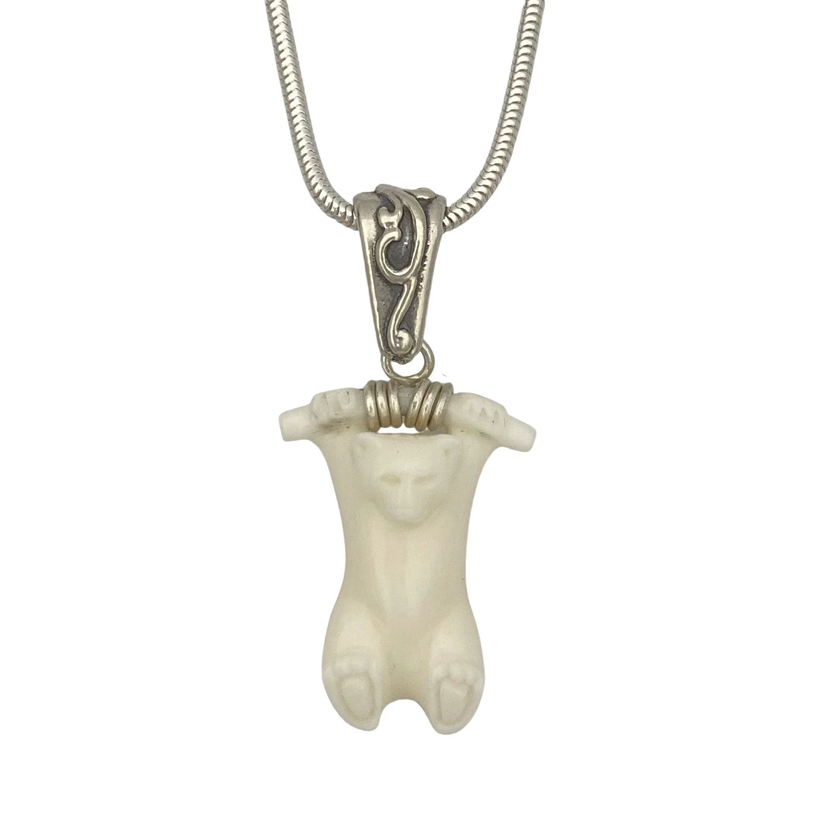 Jenny Byrne Hanging Bear Pendant