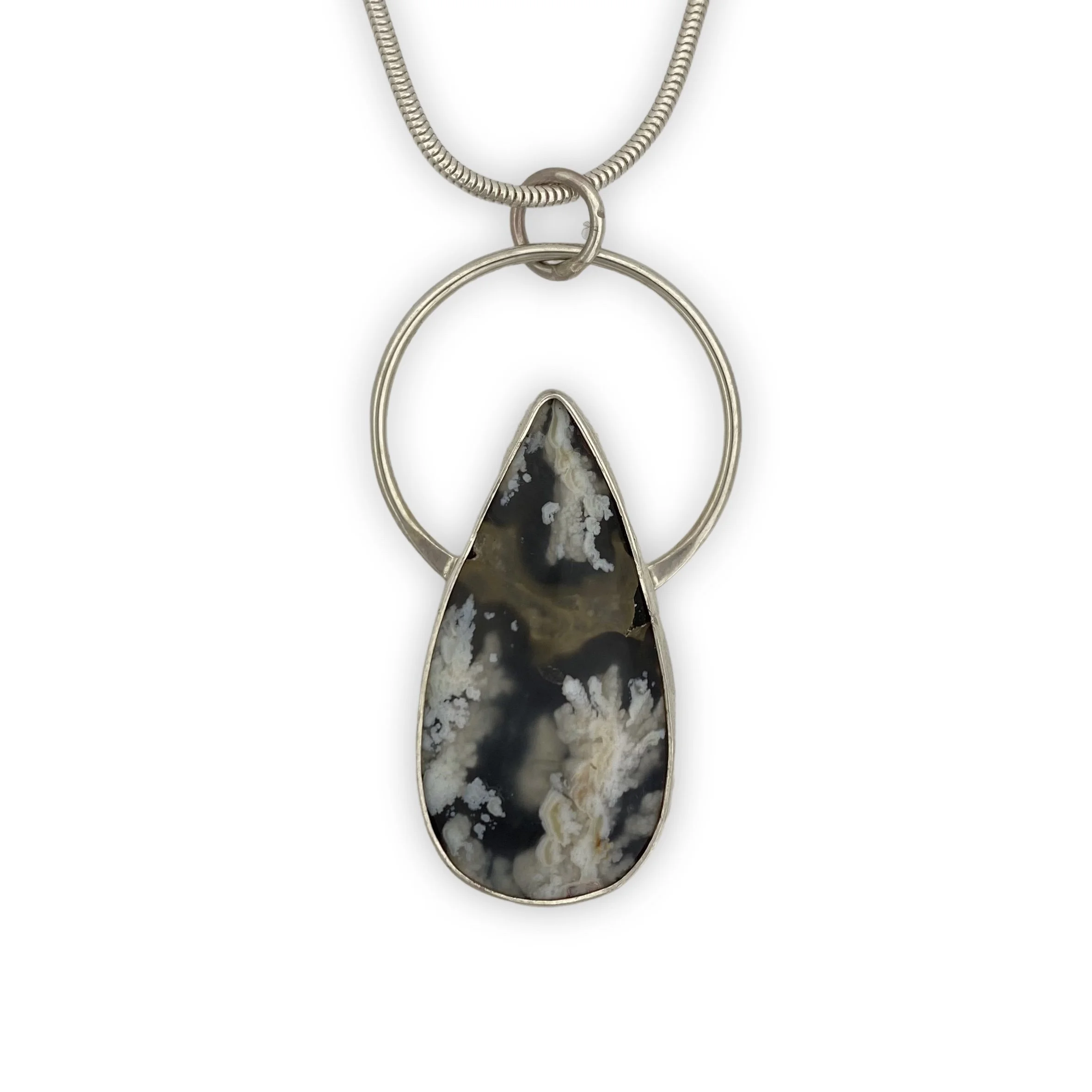 Jim Hayes Graveyard Point Agate Pendant
