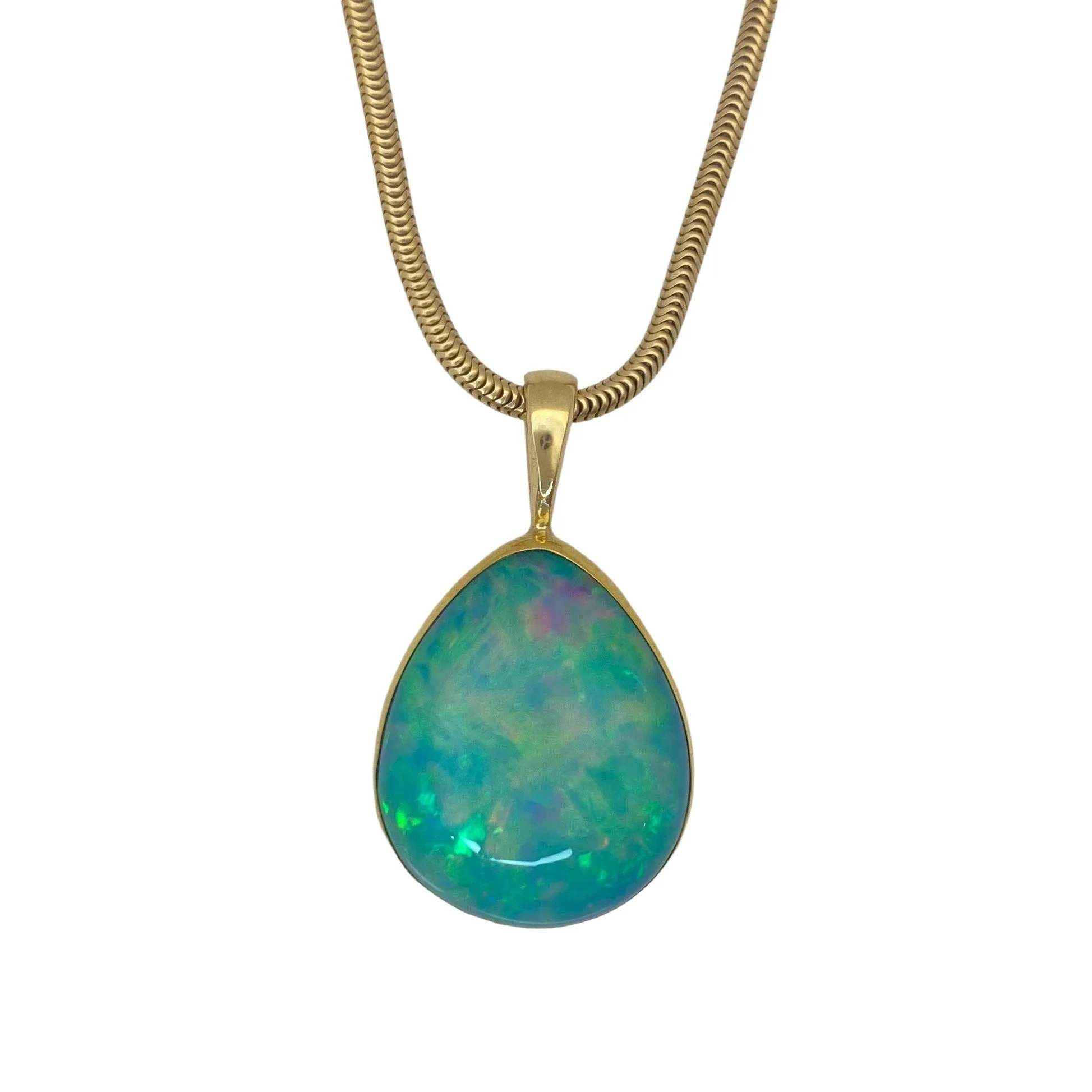 Dowdy 14k | 22k Ethiopian Opal Pendant