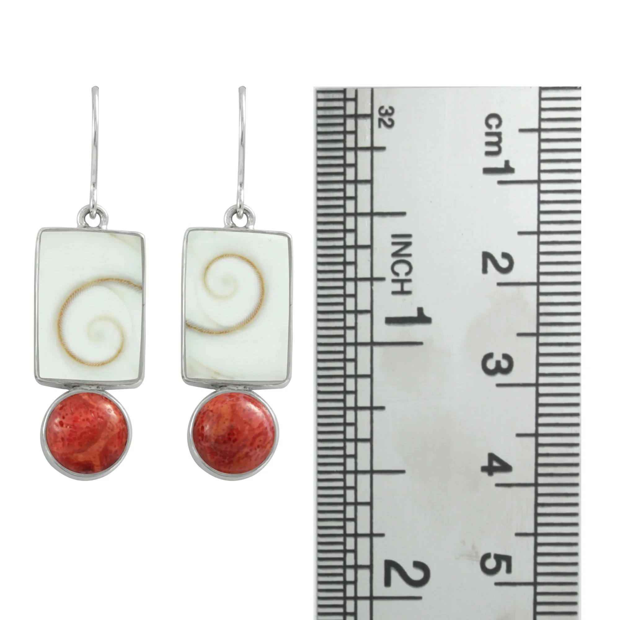 E2847 Shell Coral Earrings Measurement.jpeg