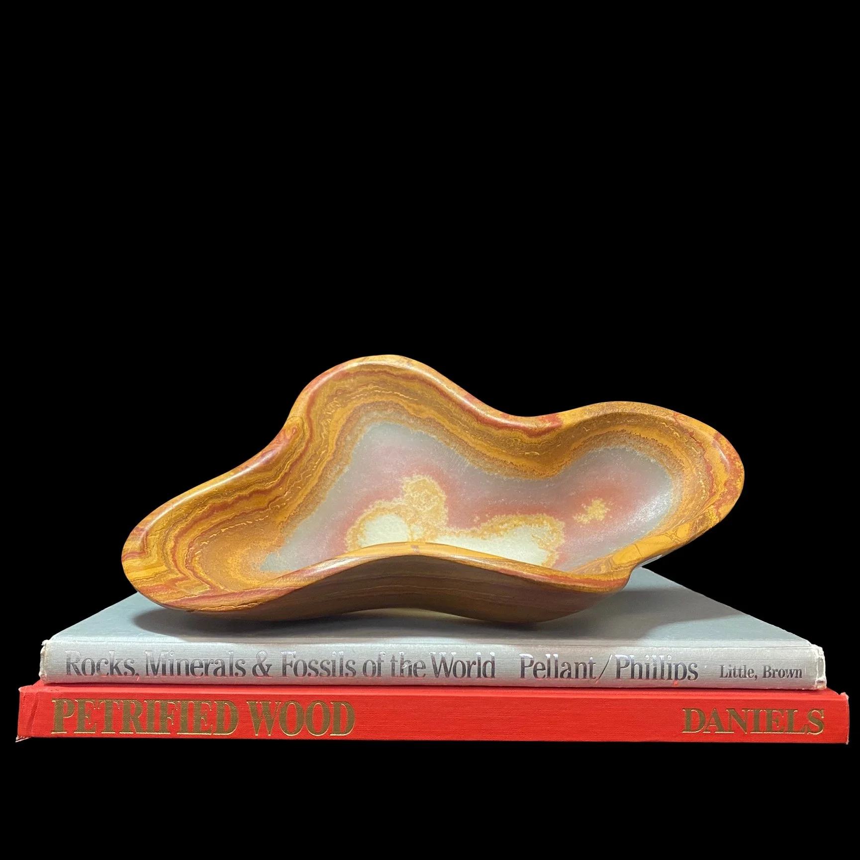 Freeform Green Alabaster Bowl