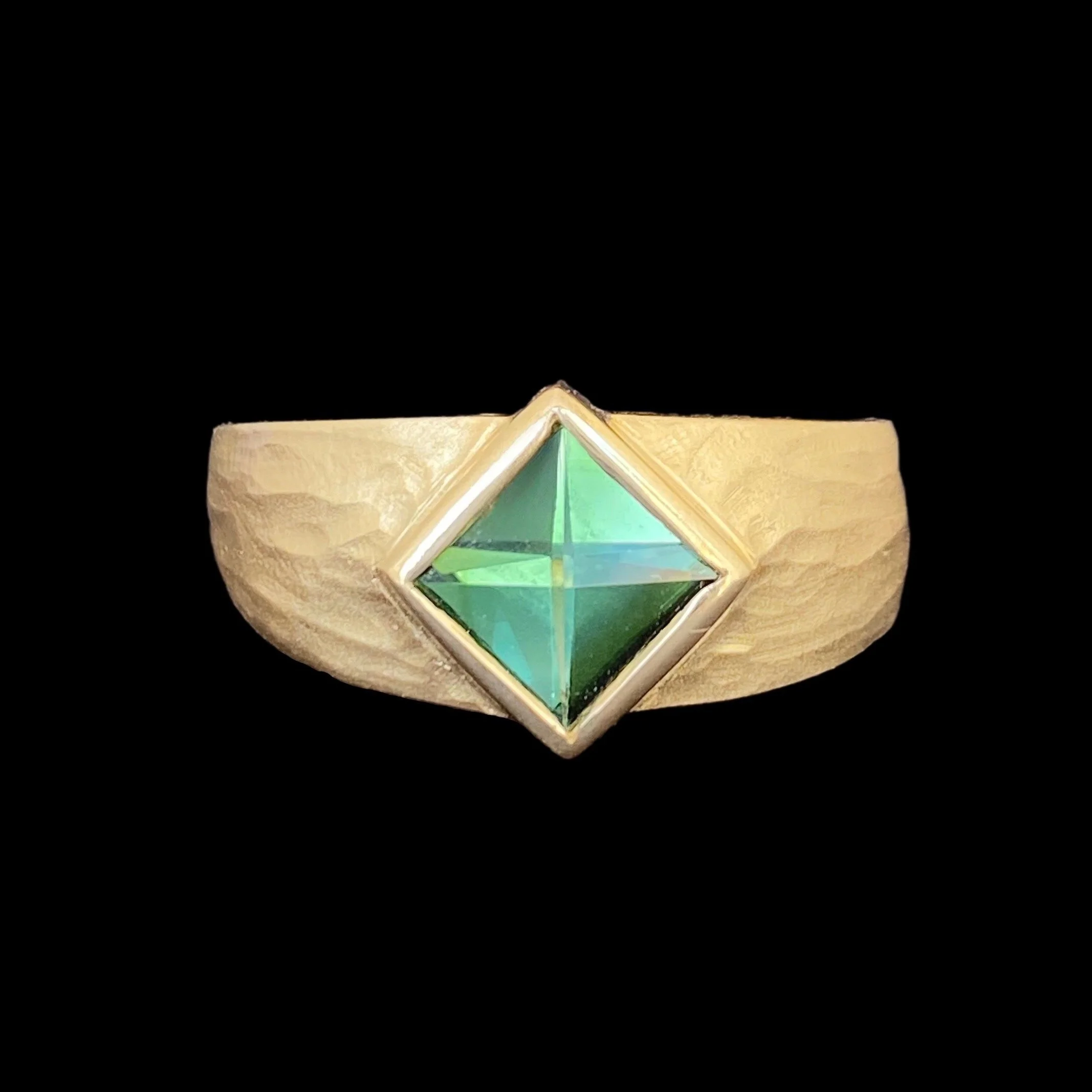 Deborah Spencer 14k Green Tourmaline Ring