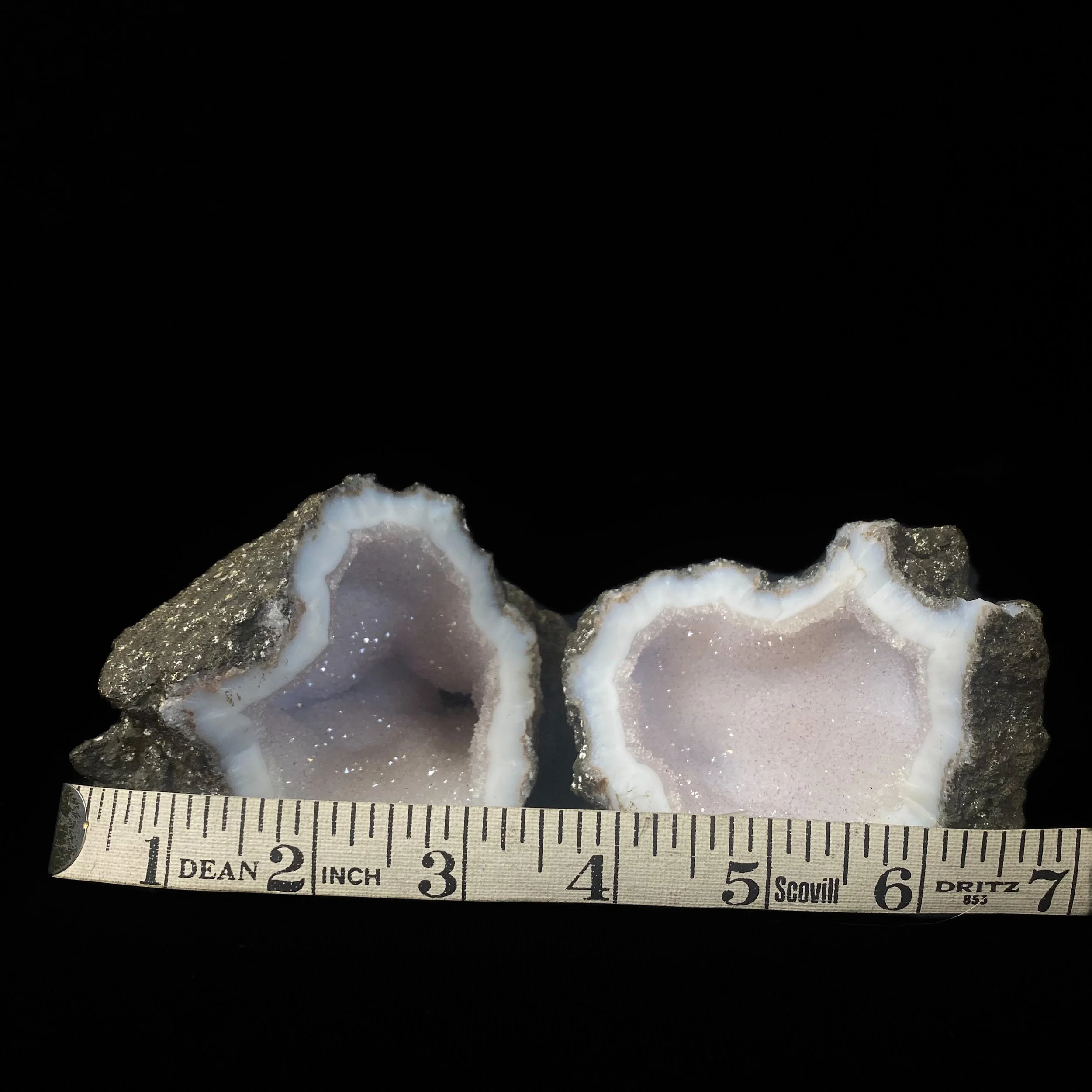 Quartz Geode Pair — The Jewel