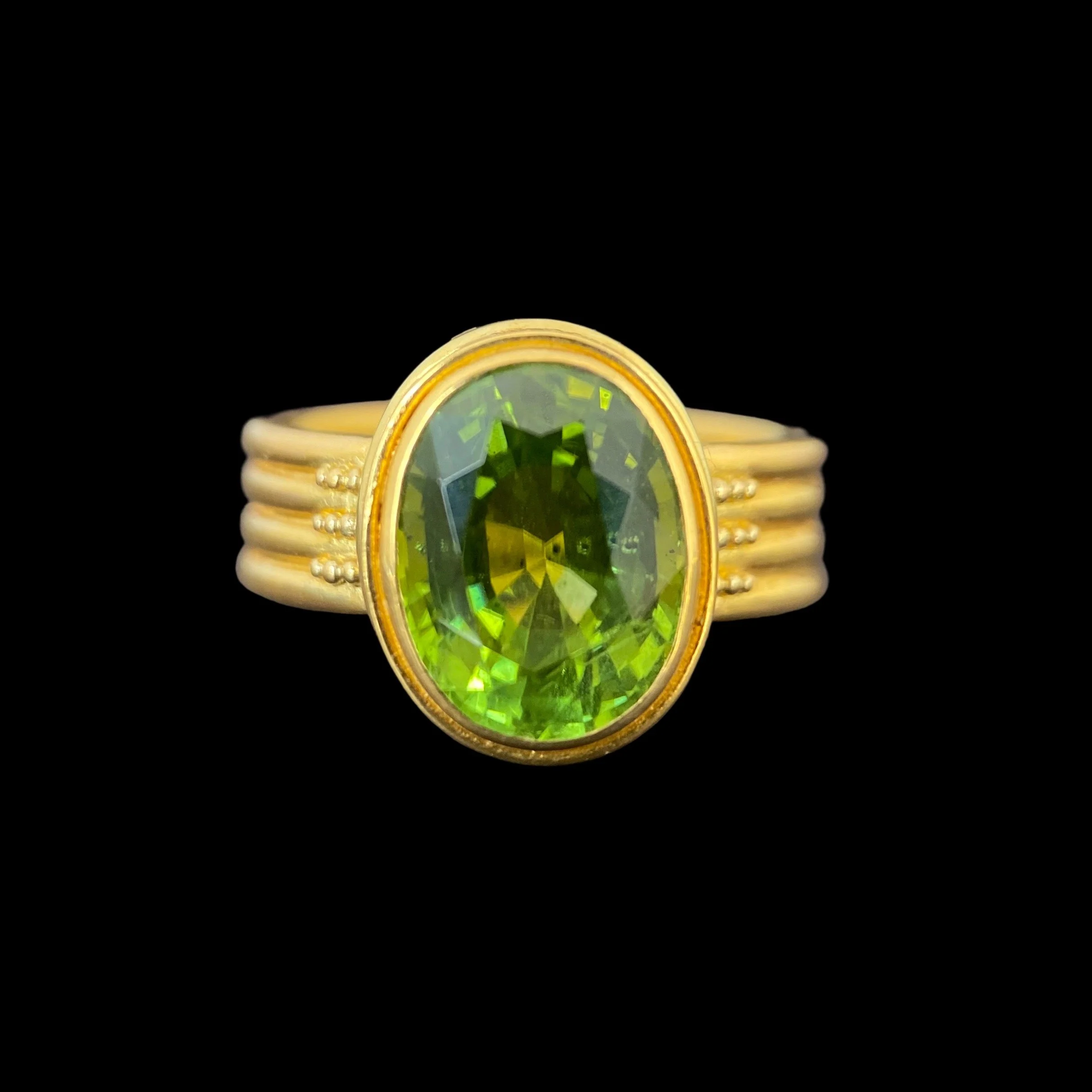 Jack Shargel 20k | 22k Peridot Ring