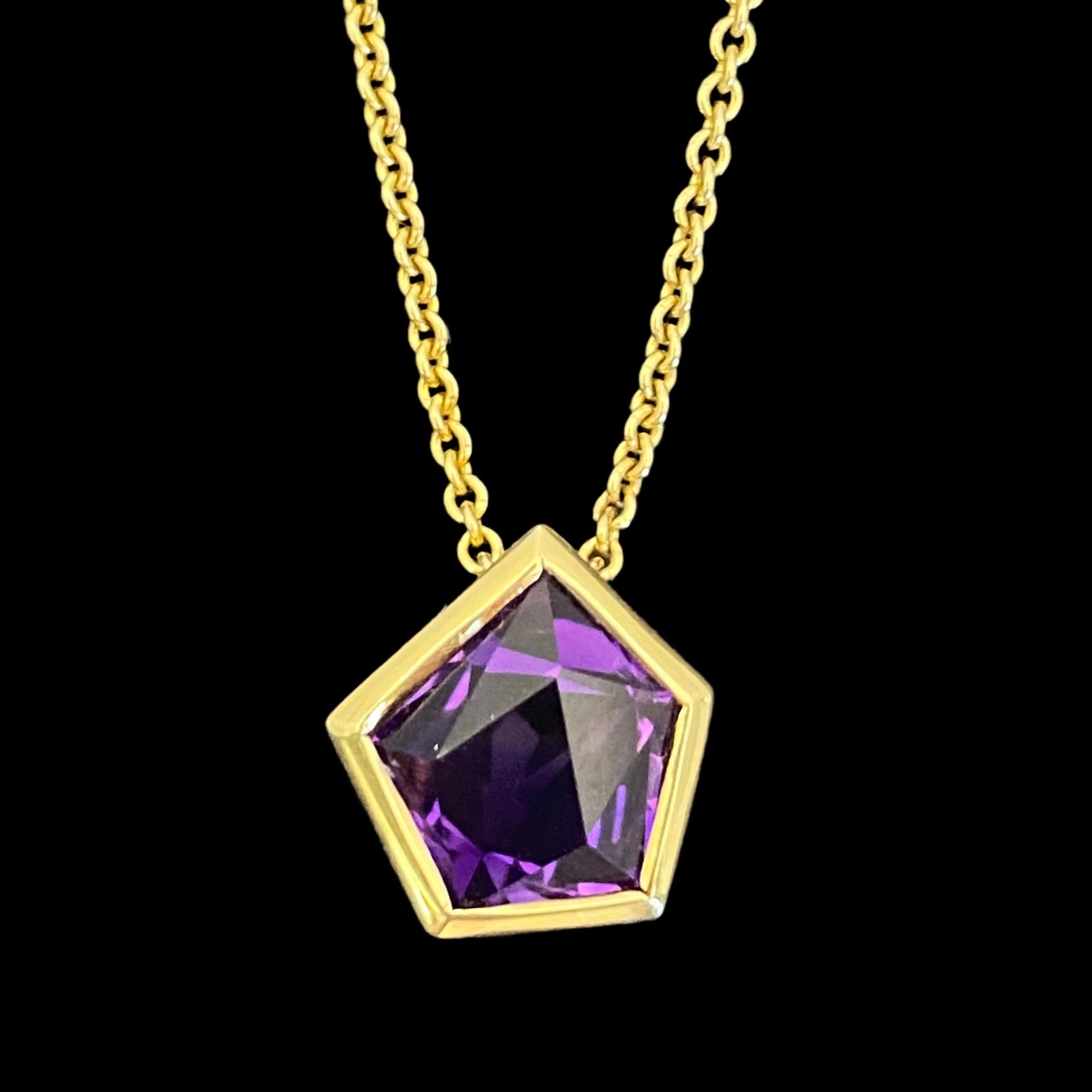 Deborah Spencer 14k Amethyst Necklace