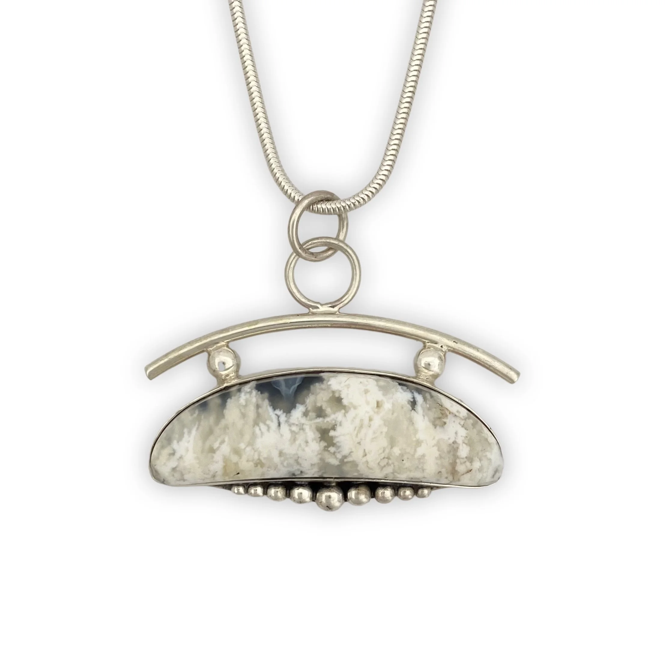 Jim Hayes Stinking Water Agate Pendant