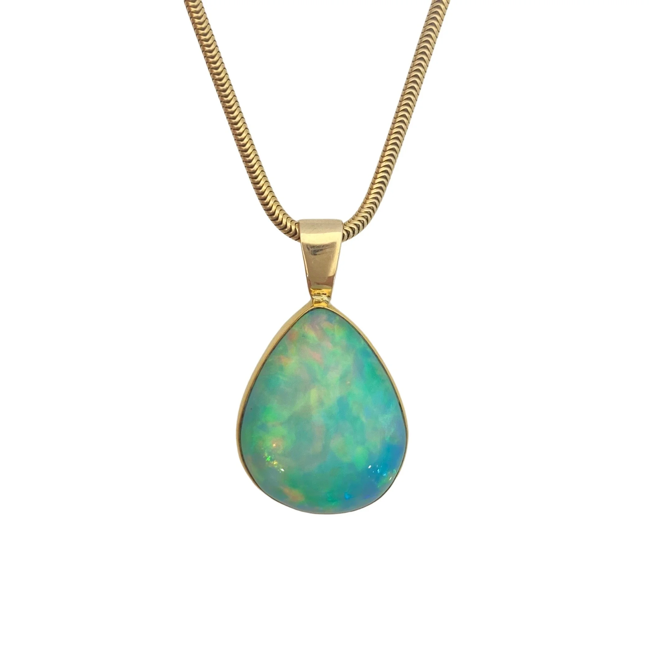 Dowdy 14k | 22k Ethiopian Opal Pendant