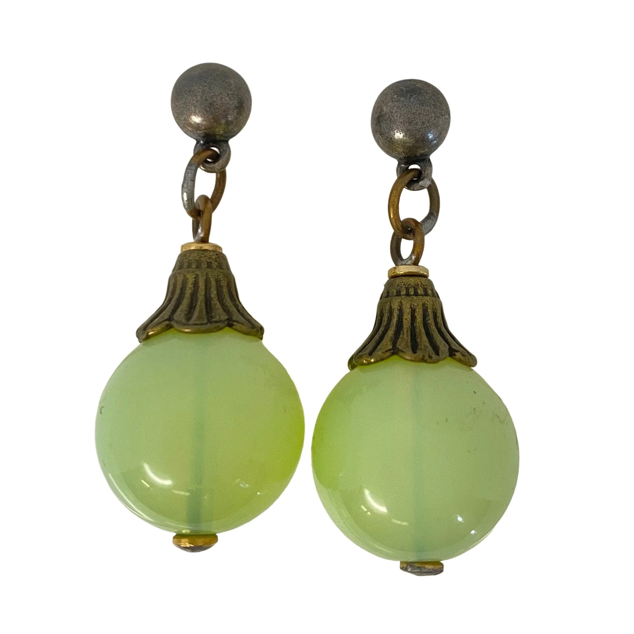 Masha Archer Mint Opalite Earrings