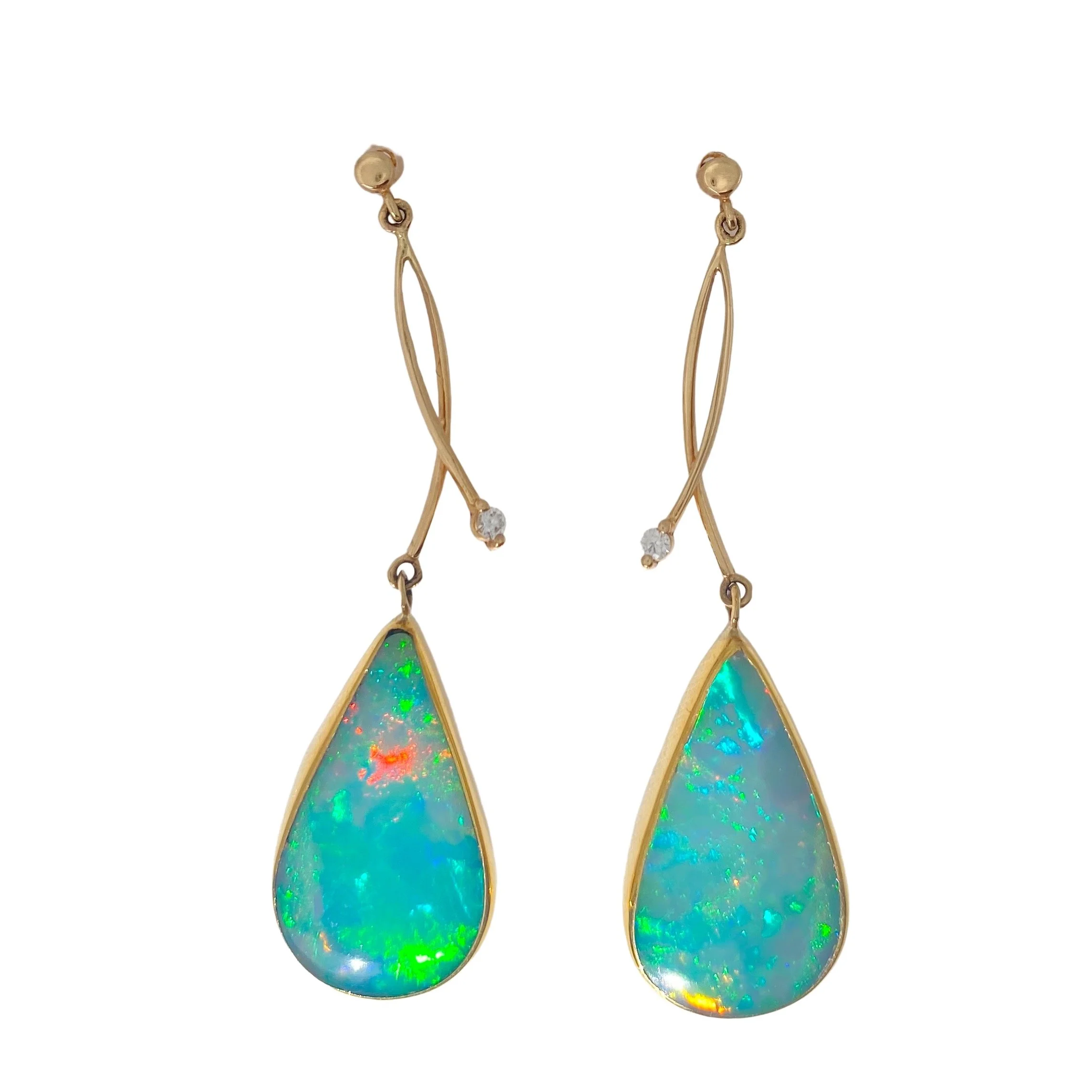 Dowdy 14k | 22k Ethiopian Opal Earrings
