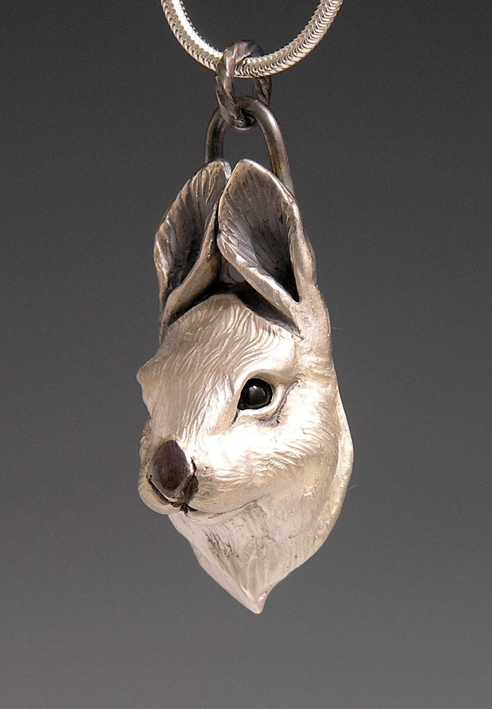Brush Bunny Pendant