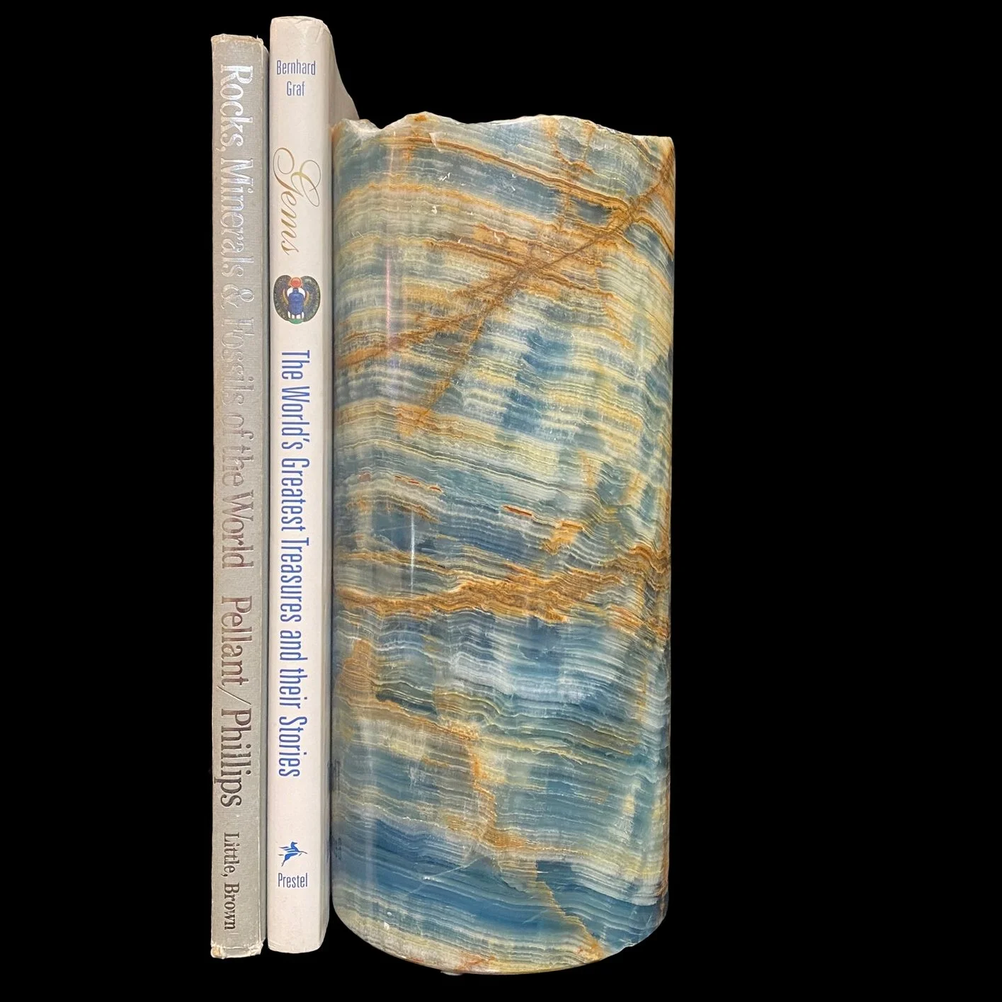 Argentina Blue Alabaster Lamp