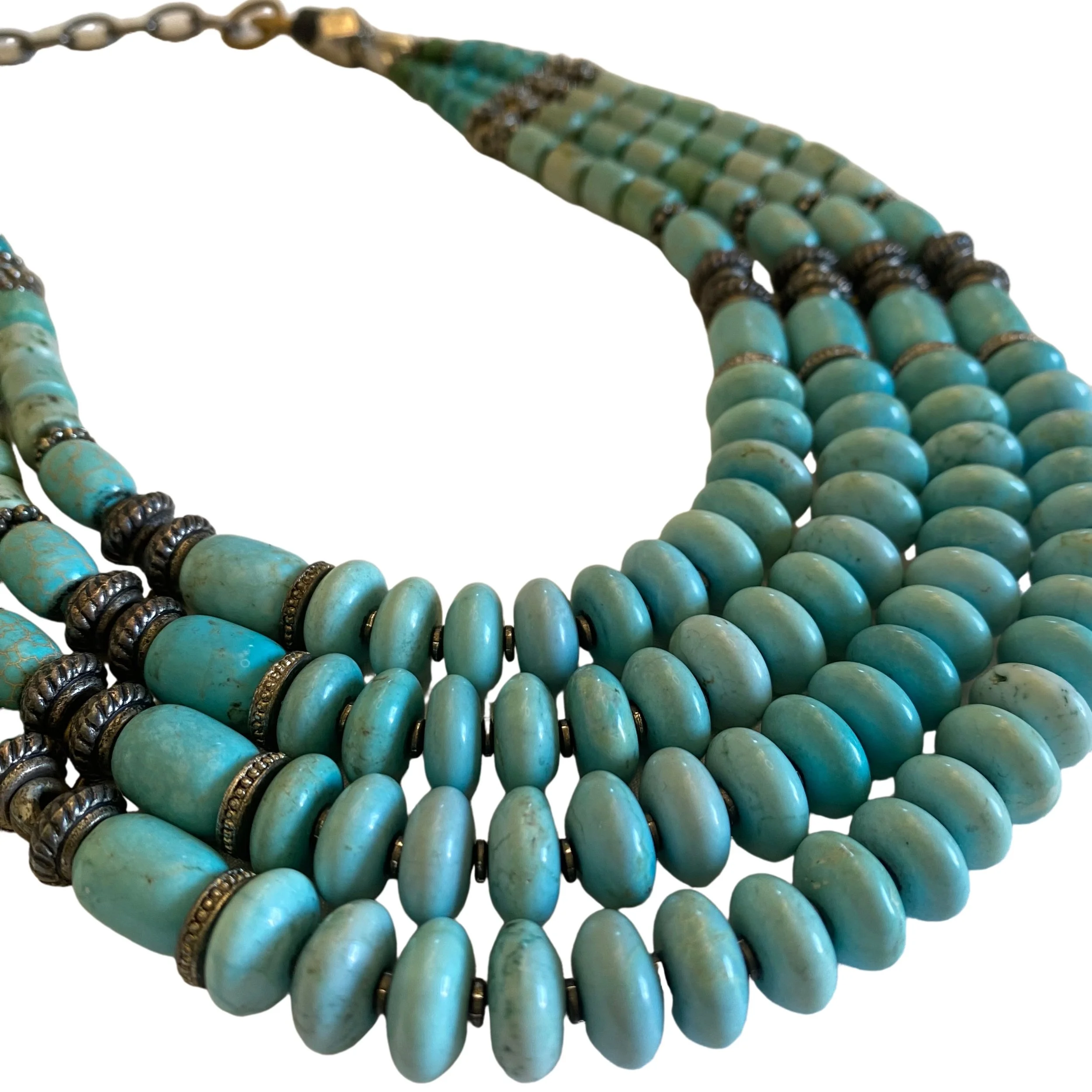 Masha Archer Blue Pavilion Collar #2 Necklace