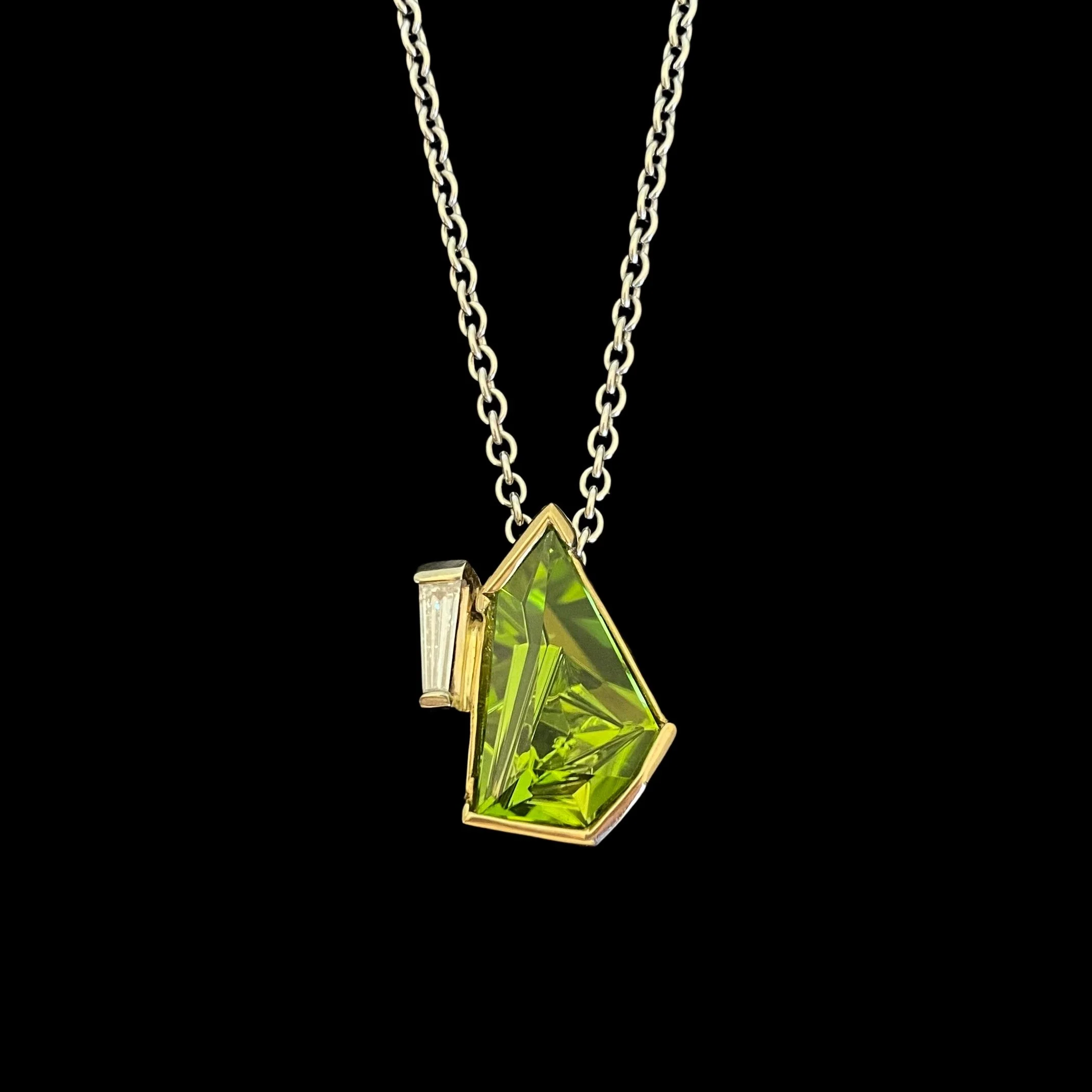 Deborah Spencer 14k Peridot Necklace