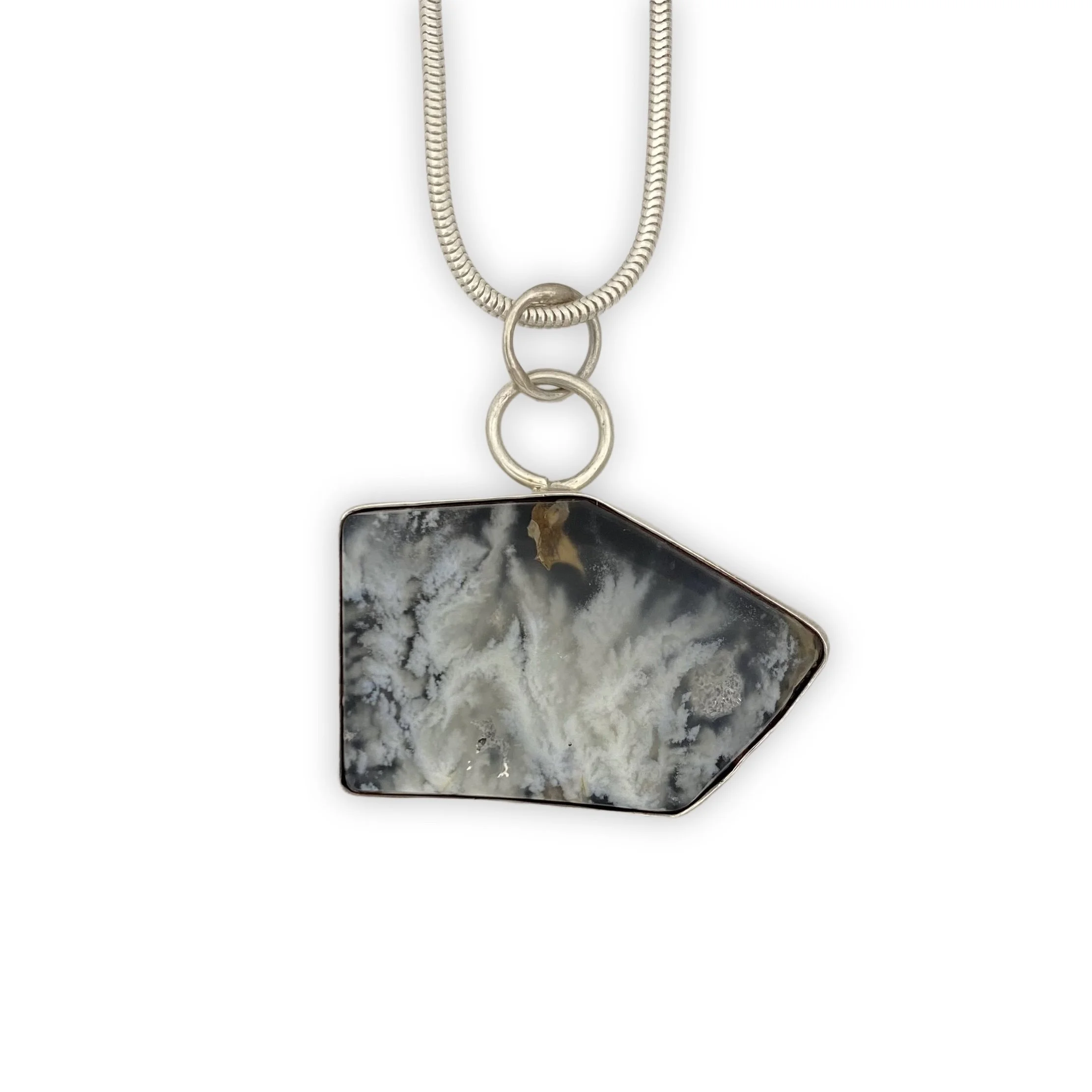 Jim Hayes Graveyard Point Agate Pendant