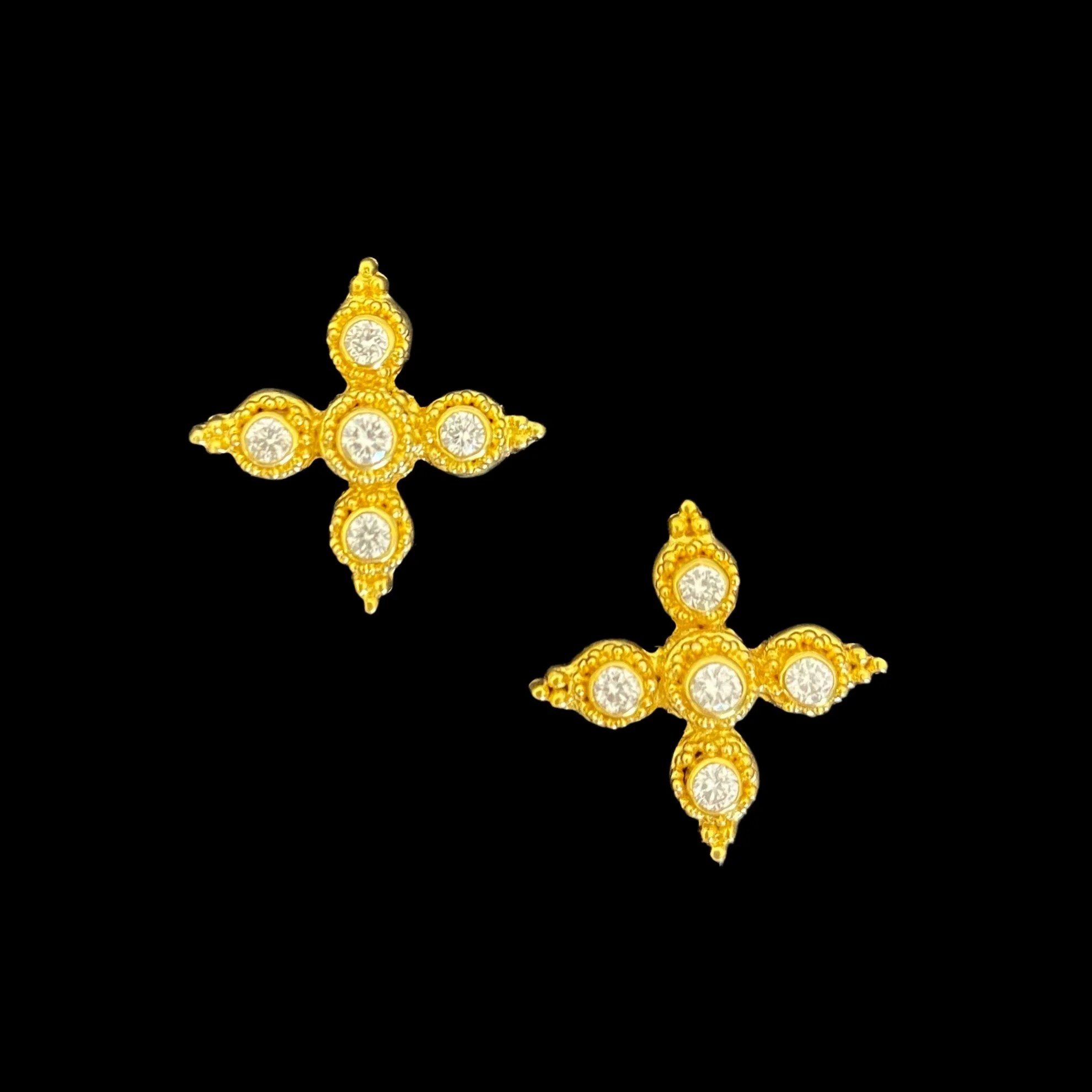Jack Shargel 18k | 22k Diamond Earrings