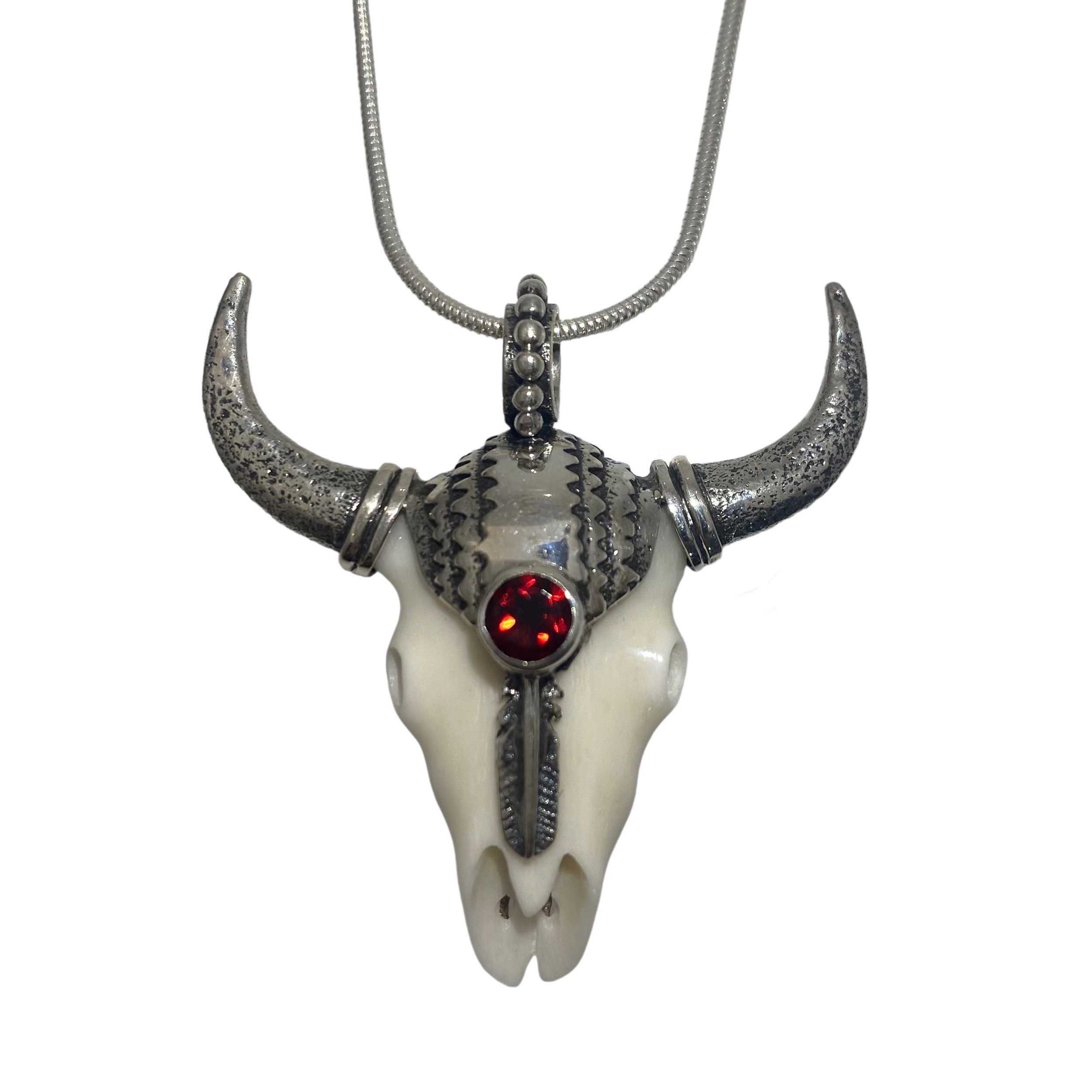 Jenny Bryne .925 "Desert Mystic" with Garnet Pendant