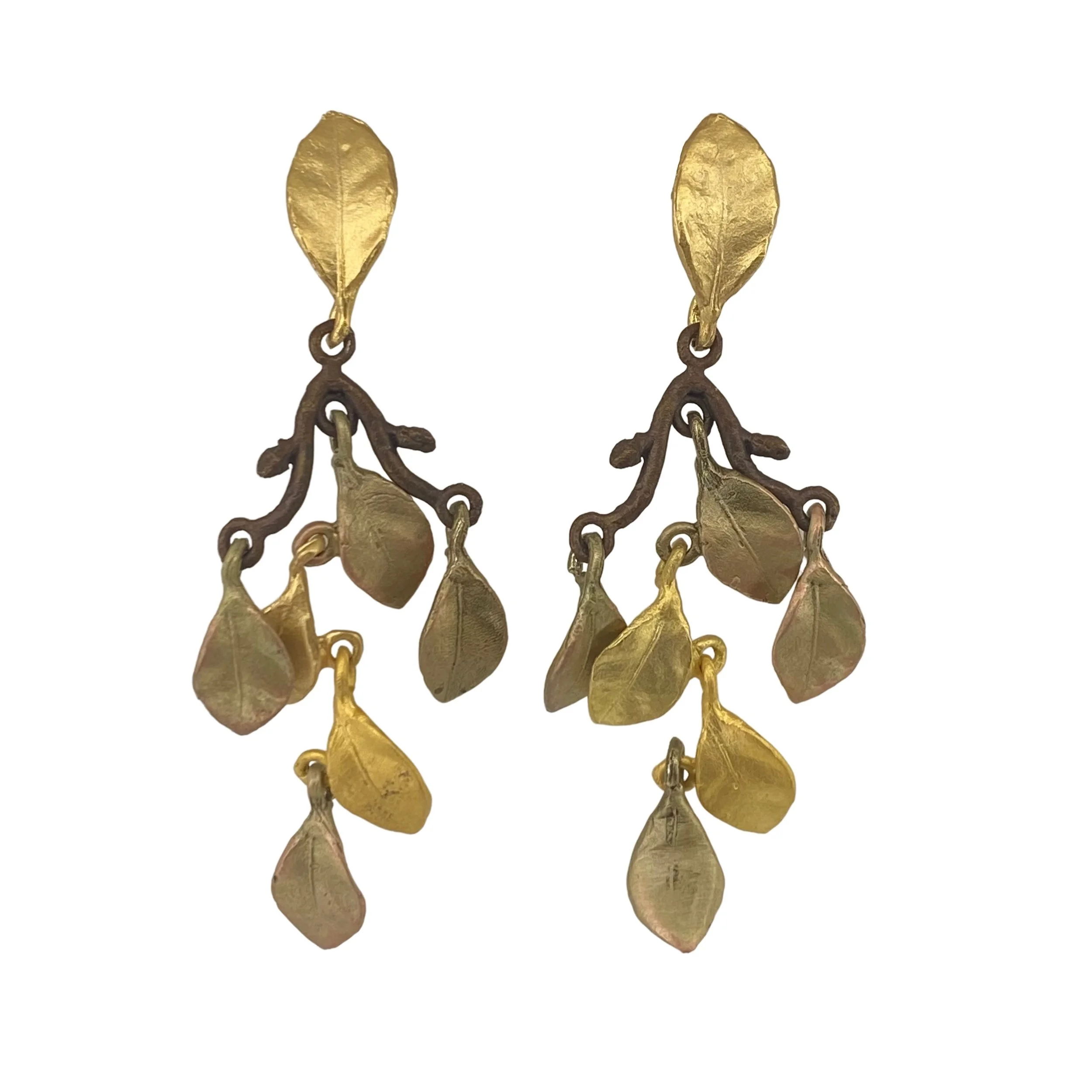Michael Michaud Golden Autumn Statement Earrings
