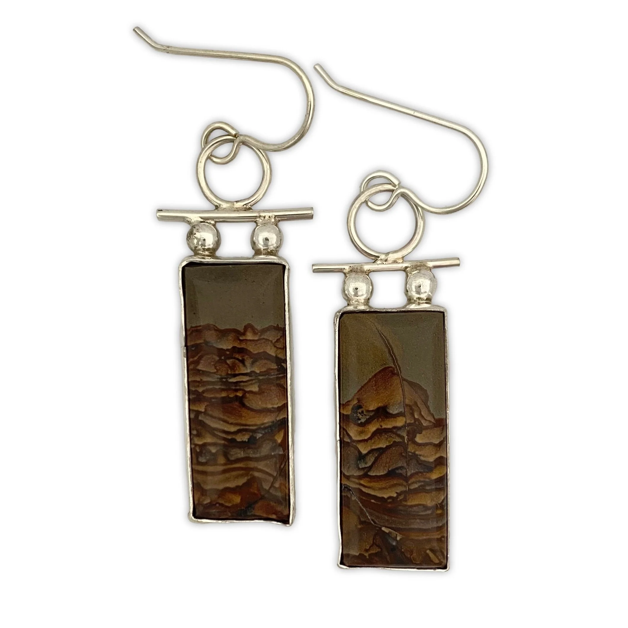 Jim Hayes Deschutes Jasper Earrings