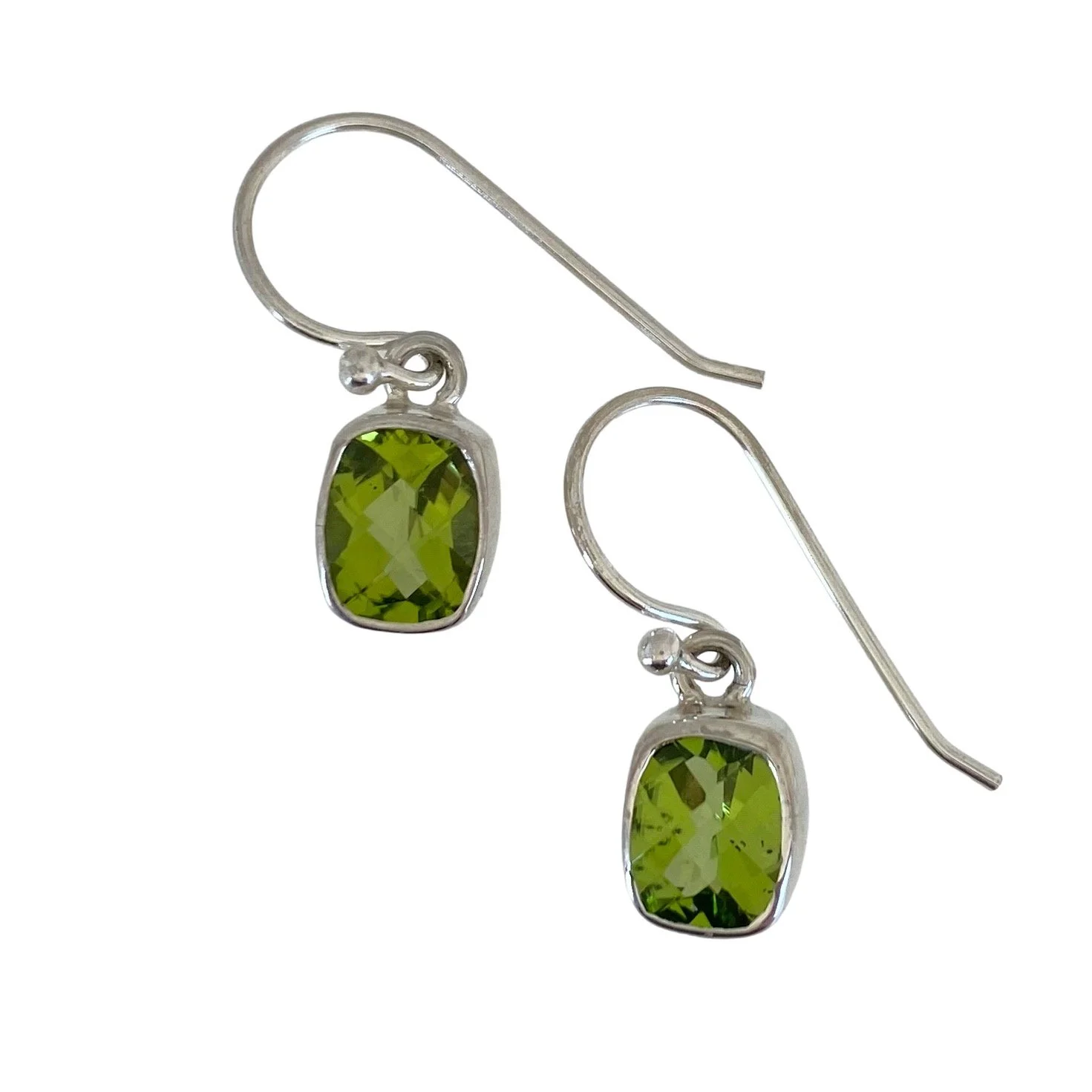 Antoinette Cleoni .925 Peridot Dangle Earrings