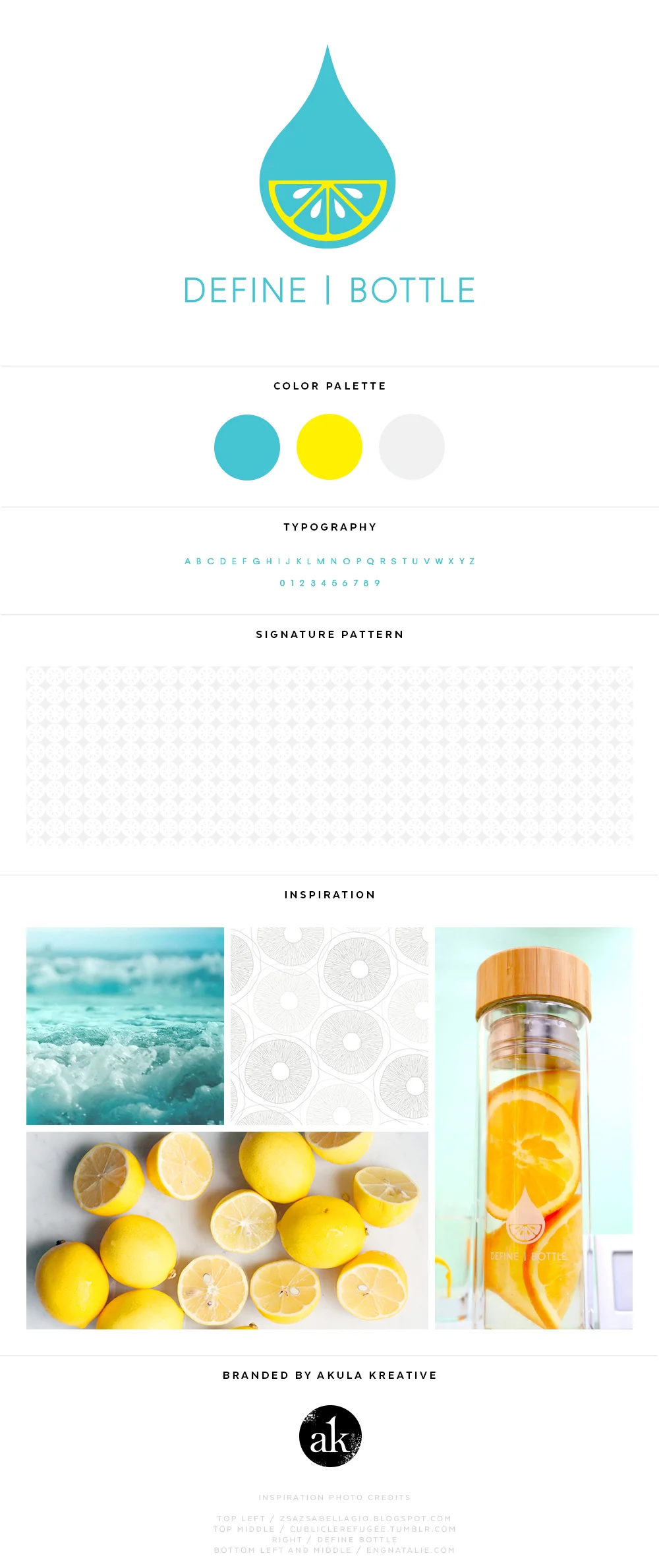 Define Bottle — Creative brands for creative people // Akula Kreative