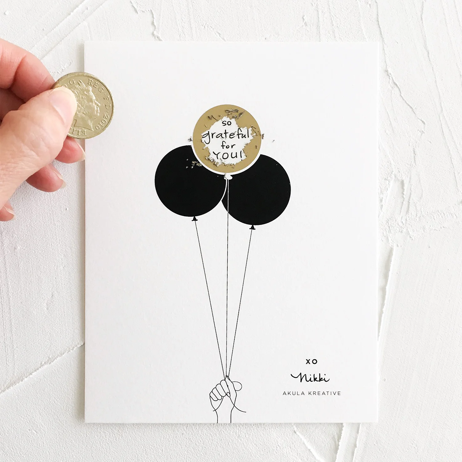 freebie | DIY balloon scratch-off card — Creative brands for creative  people // Akula Kreative