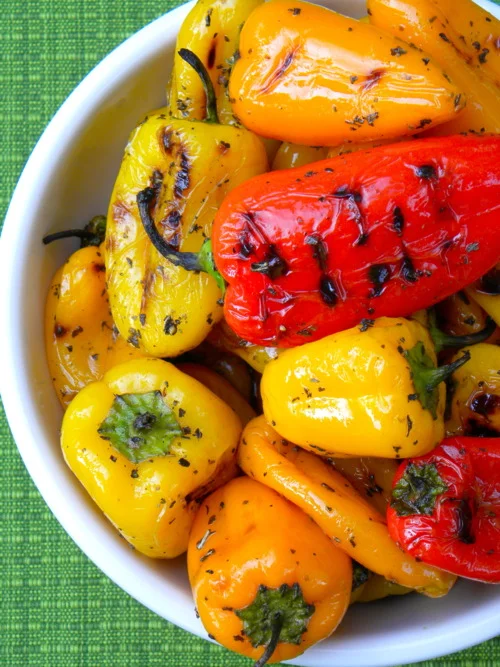Grilled Sweet Peppers