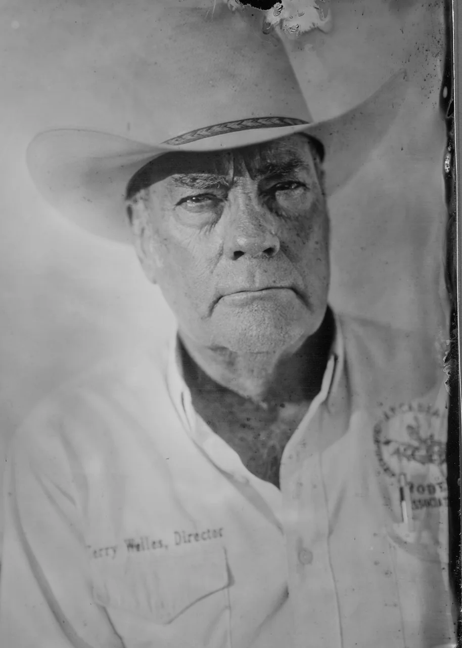 This is Terry Welles. His family has been running the Arcadia Rodeo for decades.