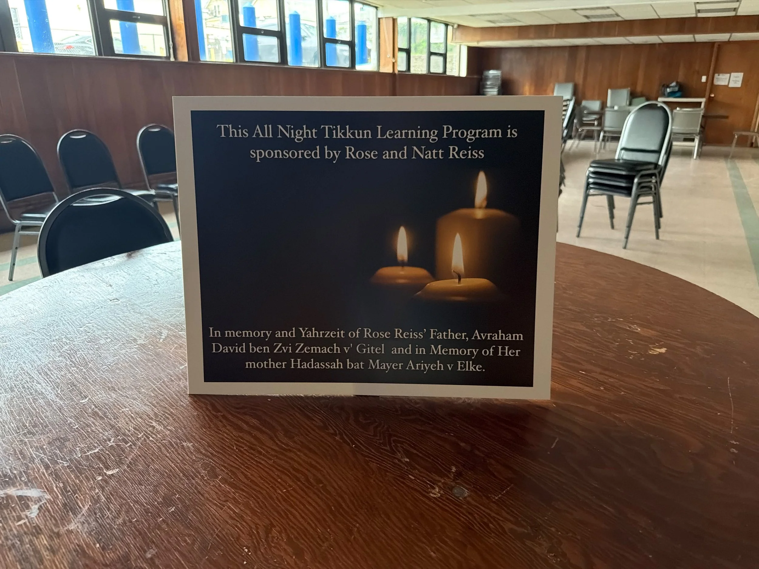 All Night Learning on Hoshana Rabba