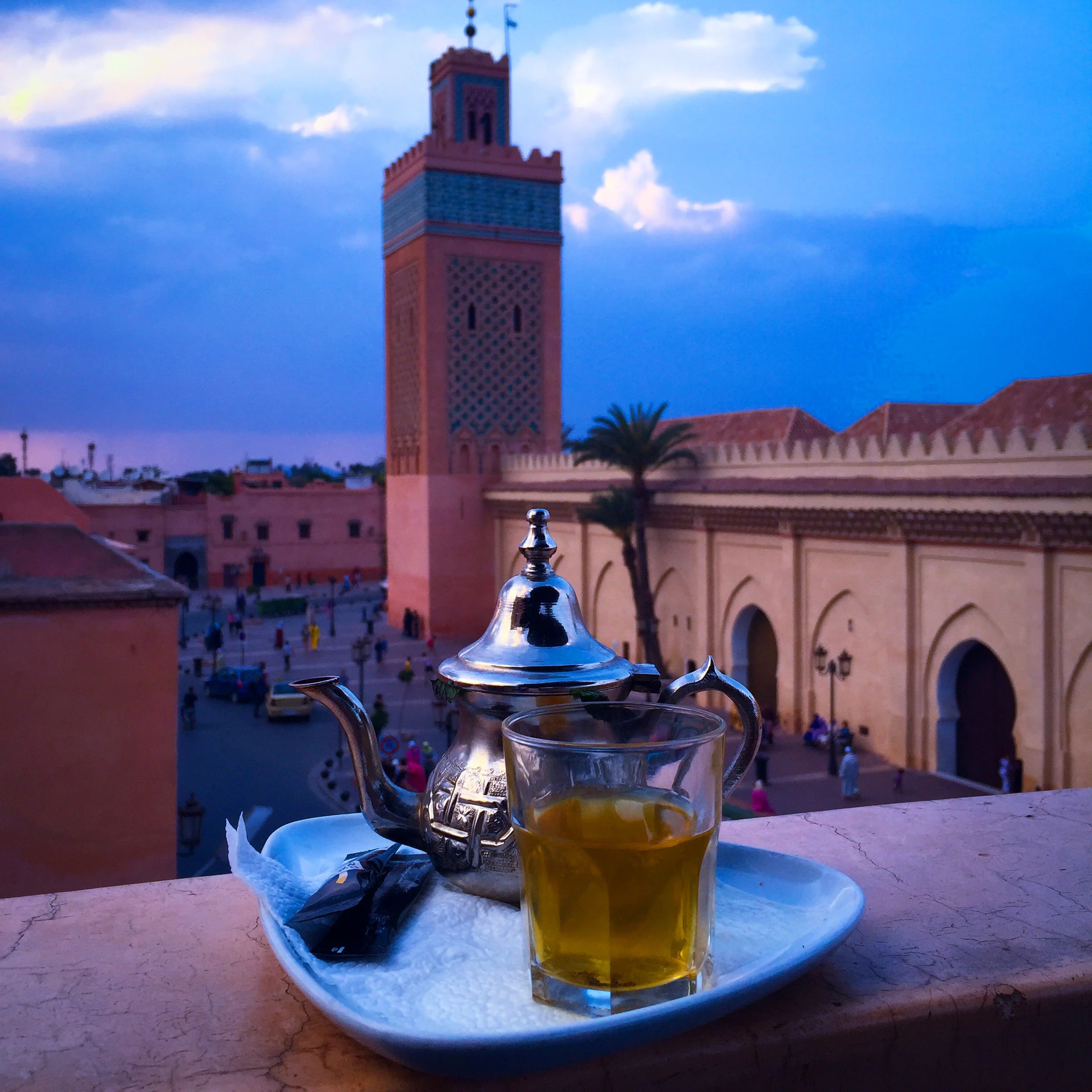 Afternoon Moroccan tea in Marrakech