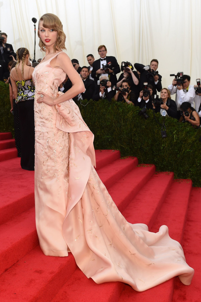 Image via Harpers Bazaar, Taylor Swift at the MET Gala 