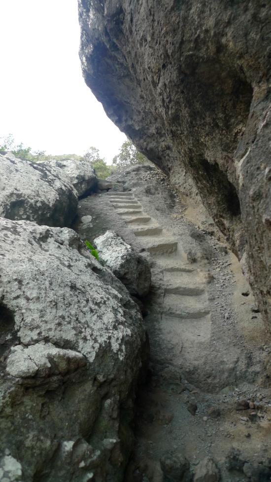 Hiking to Colombier Beach