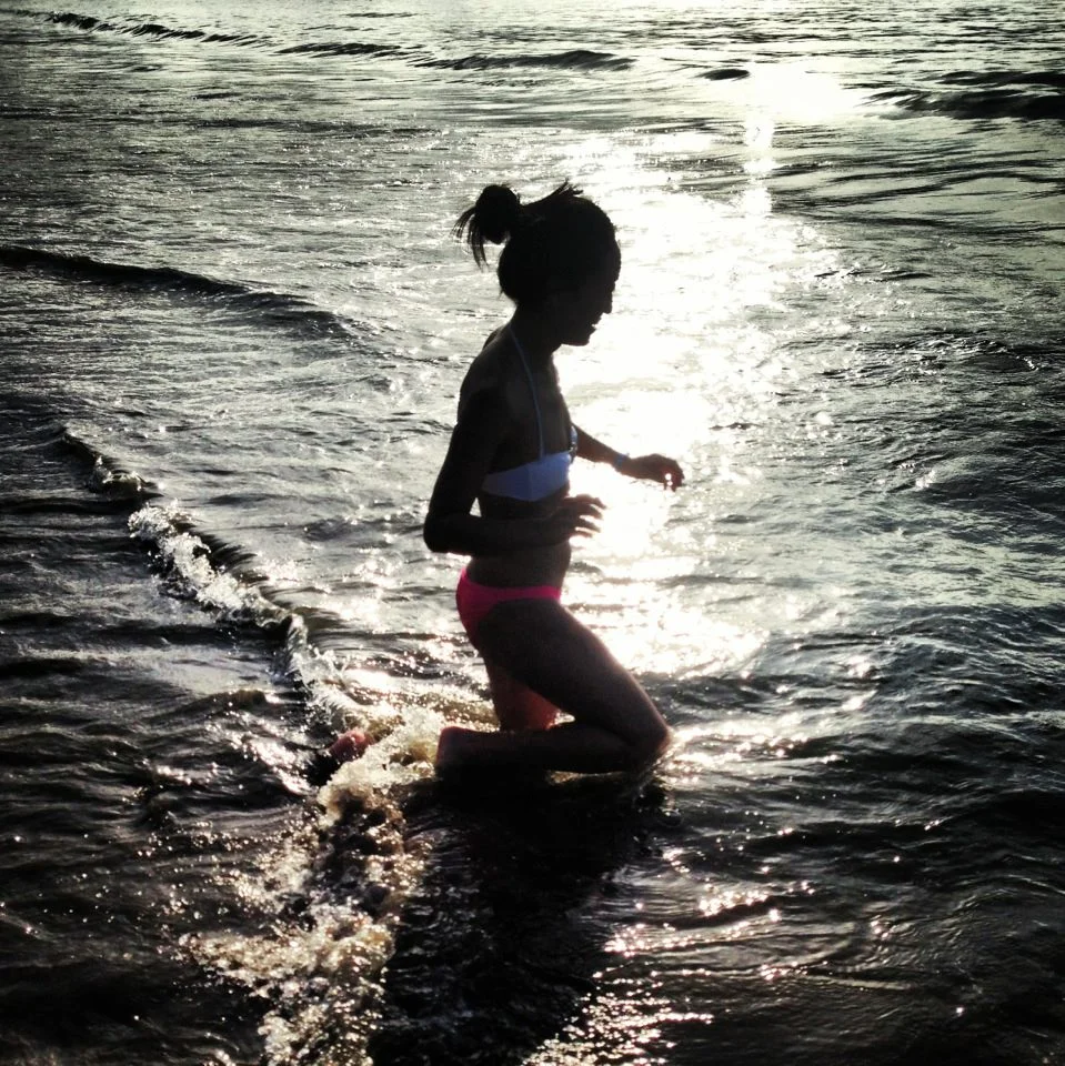 Being in the water around sunset is the absolute best!