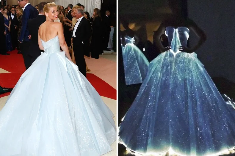 Claire Danes in Zac Pozen, Image via Getty 