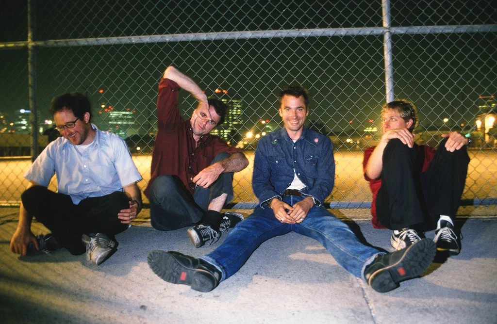 (l-r) Craig Finn, myself, Dan Monick, Tad Kubler