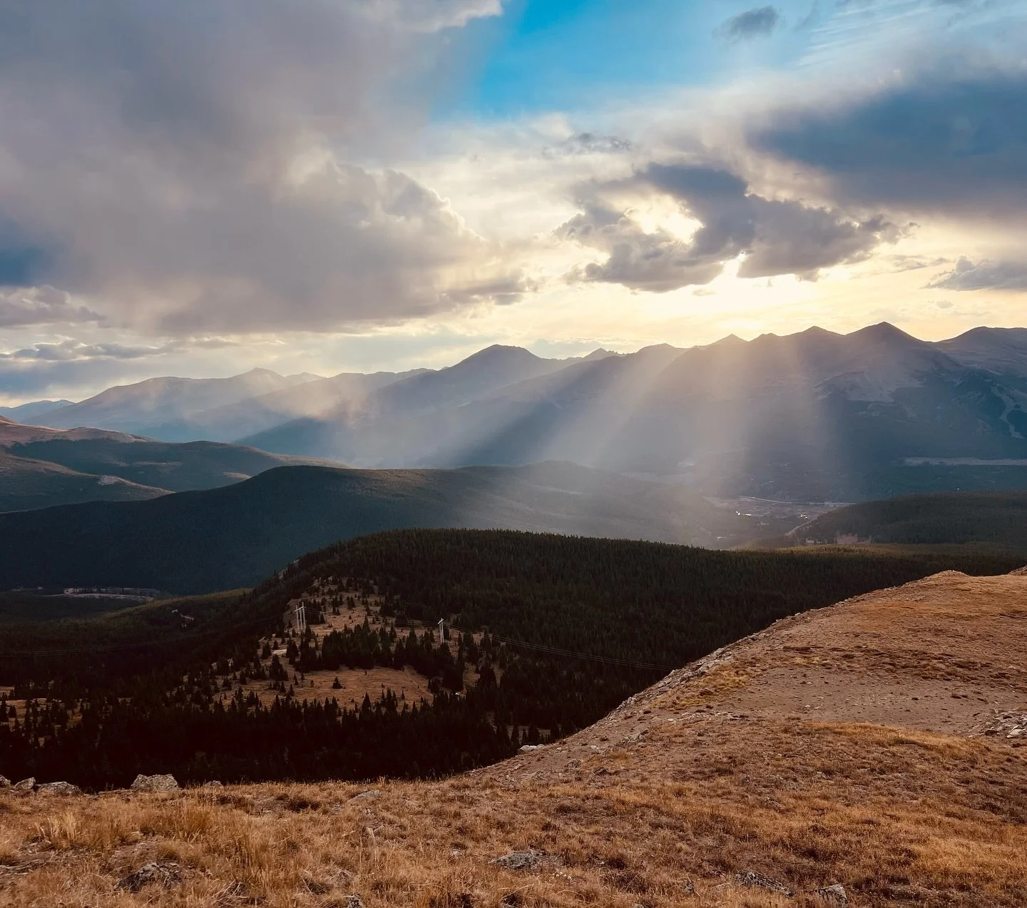Some views from climbing Baldy Mountain 13,684&rsquo; in Breck. #13ers #colorado #mountains #sun #exploresummit