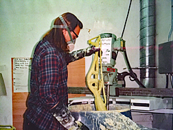 1995 - Ceramic-shell bronze casting at SSU.