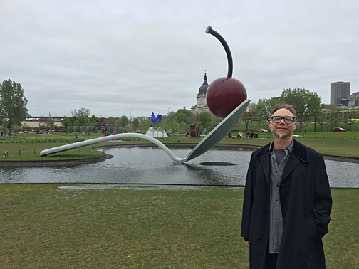May 2019 - Obligatory tourist photo of ‘Spoonbridge and Cherry’ at Minneapolis Sculpture Park.