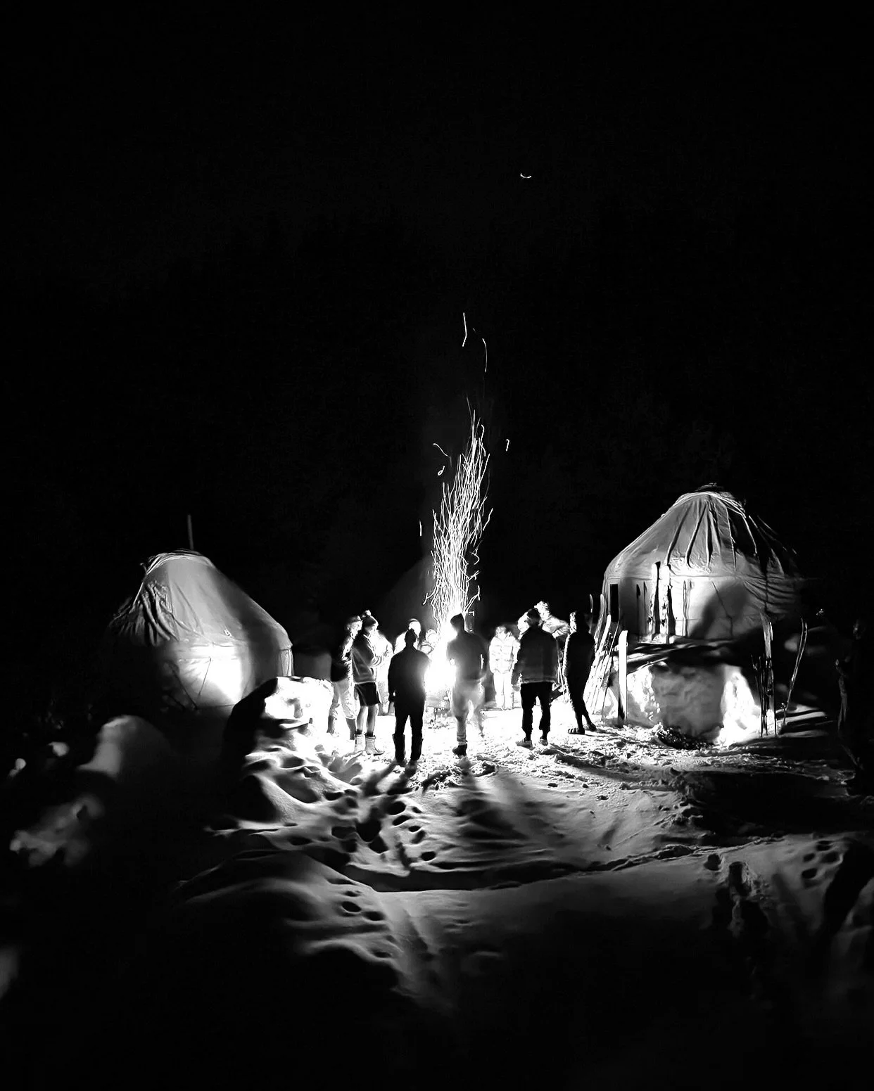 At the end of each week in Kyrgyzstan we do something special. We rage a celebratory bonfire and invite musicians from the village up to perform on accordion and komuz, a traditional stringed instrument. They also recite part of the Manas Epic, the h