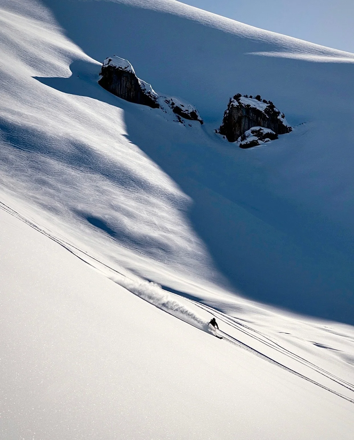 Managing avy danger in Kyrgyzstan this week with some quality lower angle turns. 20cms storm total paired with some unusually warm temps and humidity have led to sensitive slab development, but now the faceting regime is back in full force.

Conditio