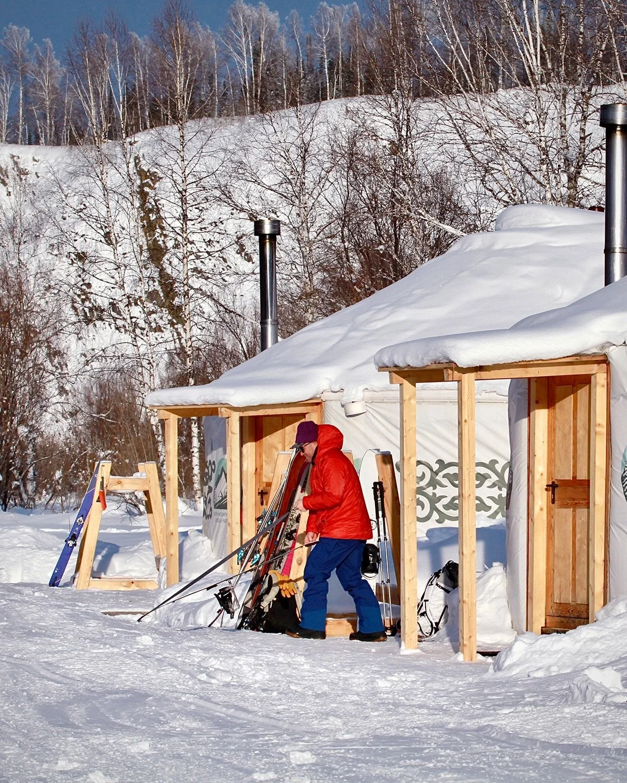 Looking for a mega-unique travel and shredding experience to kick off the upcoming season? We&rsquo;ve got you covered 🤝

Luxury yurts, daily banya sessions, snowmobile support for access further afield, Japan-style birch forests, pow stashes and pi