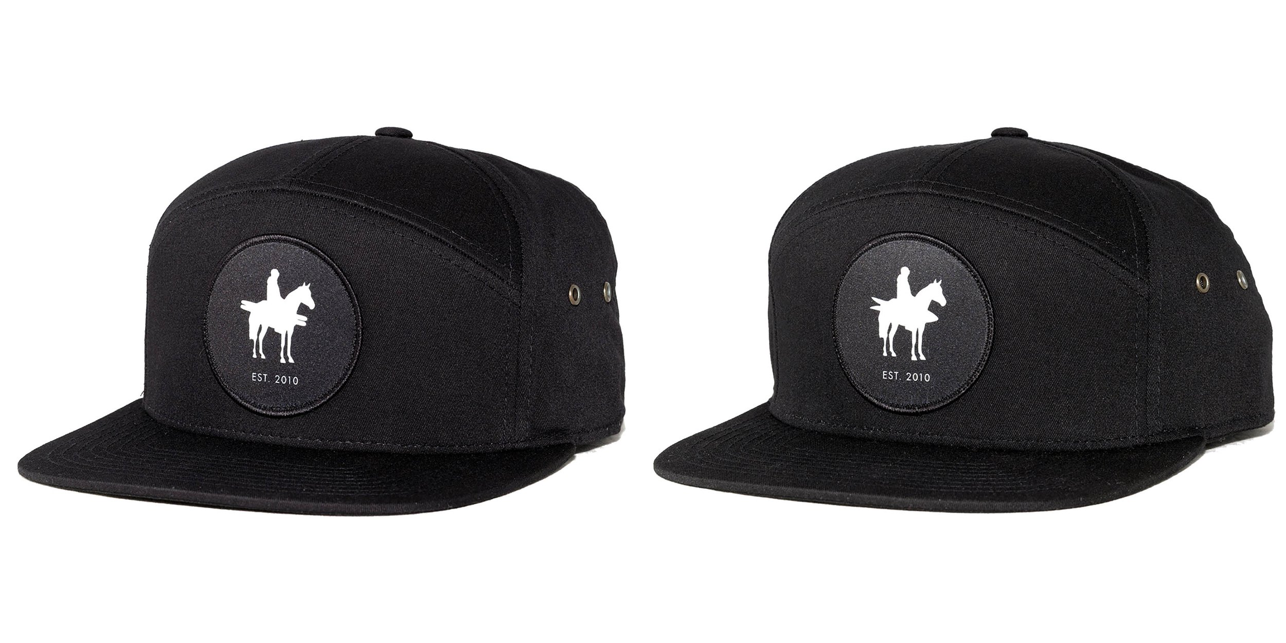 COTTON TWILL 7-PANEL HAT W/ STRAPBACK