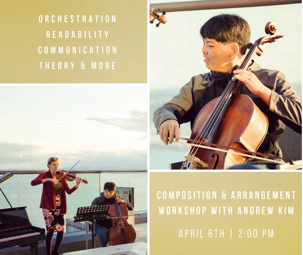 Composition &amp; Arrangement Workshop with Andrew Kim