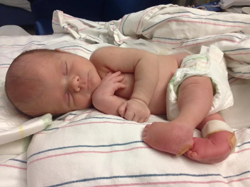 Cooper after his first cast!