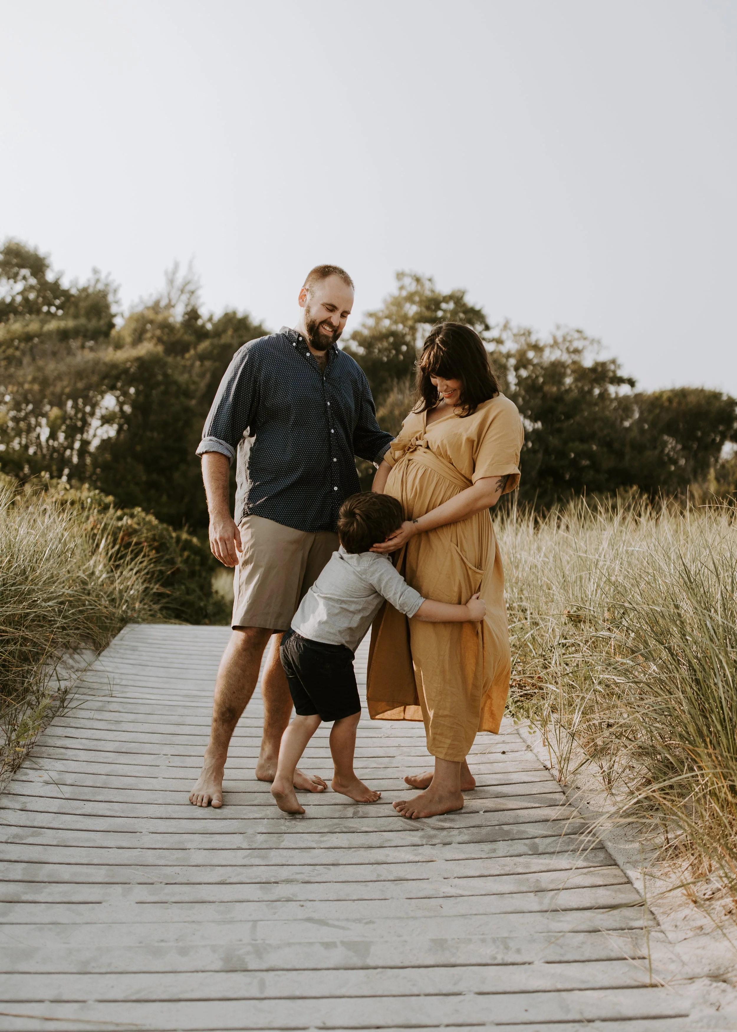 Fun-Filled Maternity Photos with the Folsom Family