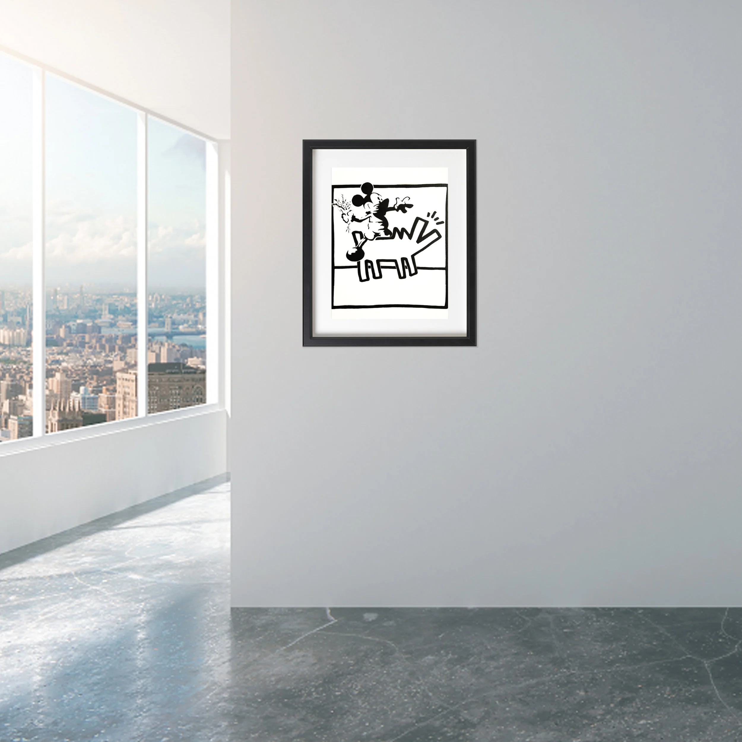 Mickey x Banksy x Haring