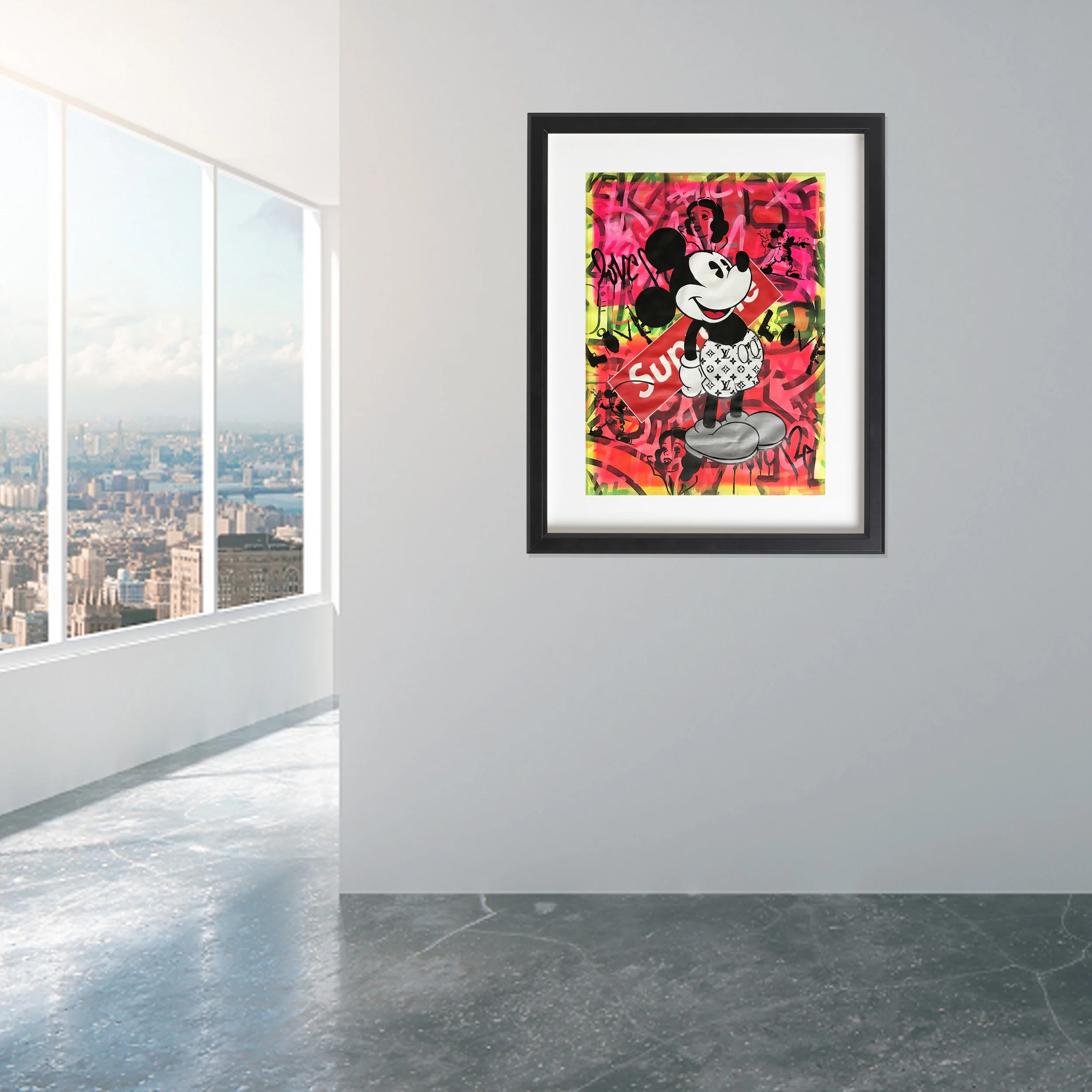 " Mickey Supreme " Print 100 edition