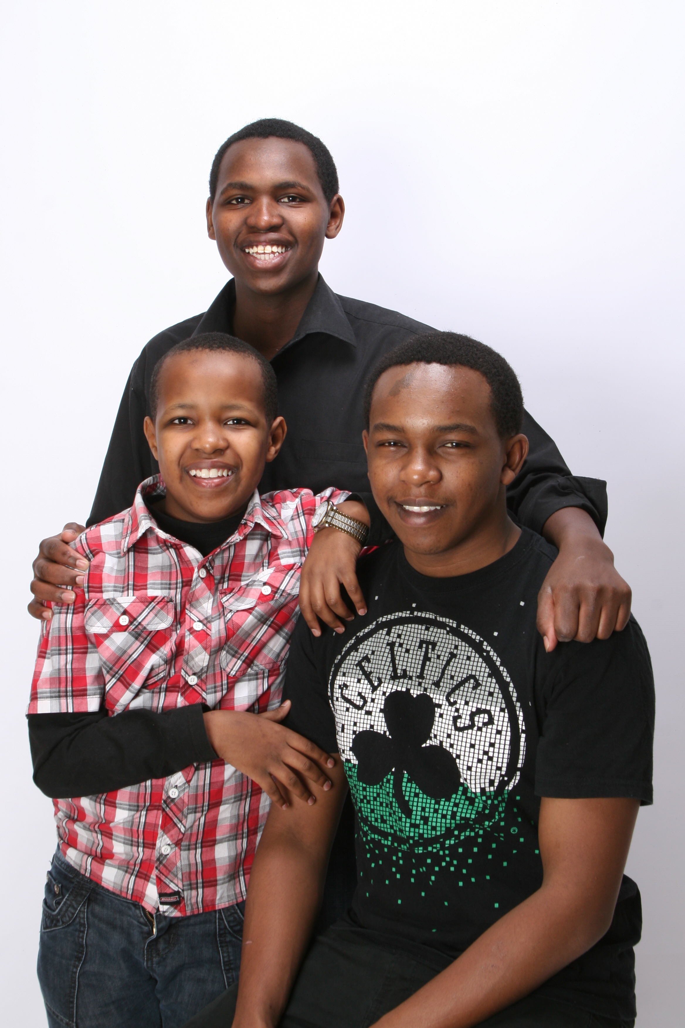 JOEMARK AND HIS BROTHERS JAMES (RIGHT) AND DANIEL (LEFT)