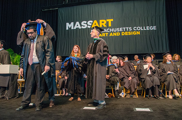 Fazli azeem Graduating with an MFA from MassArt in Boston. (2014)