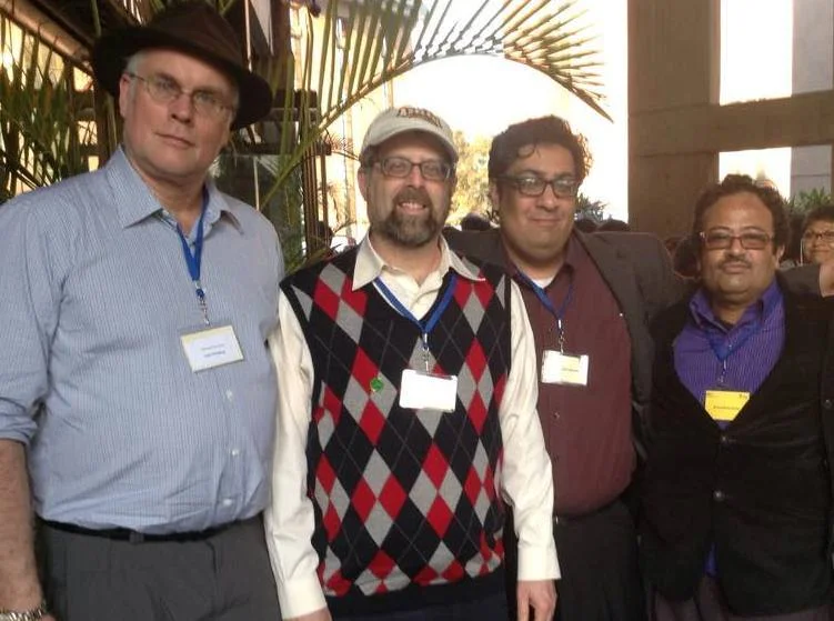 Fazli azeem with fellow self-advocates. (2015)