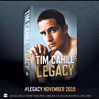   Harper Collins  "Tim Cahill / Legacy" 